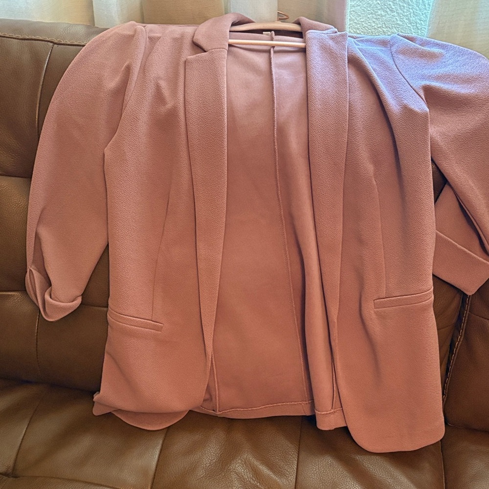Maurices Dusty Rose Blazer
